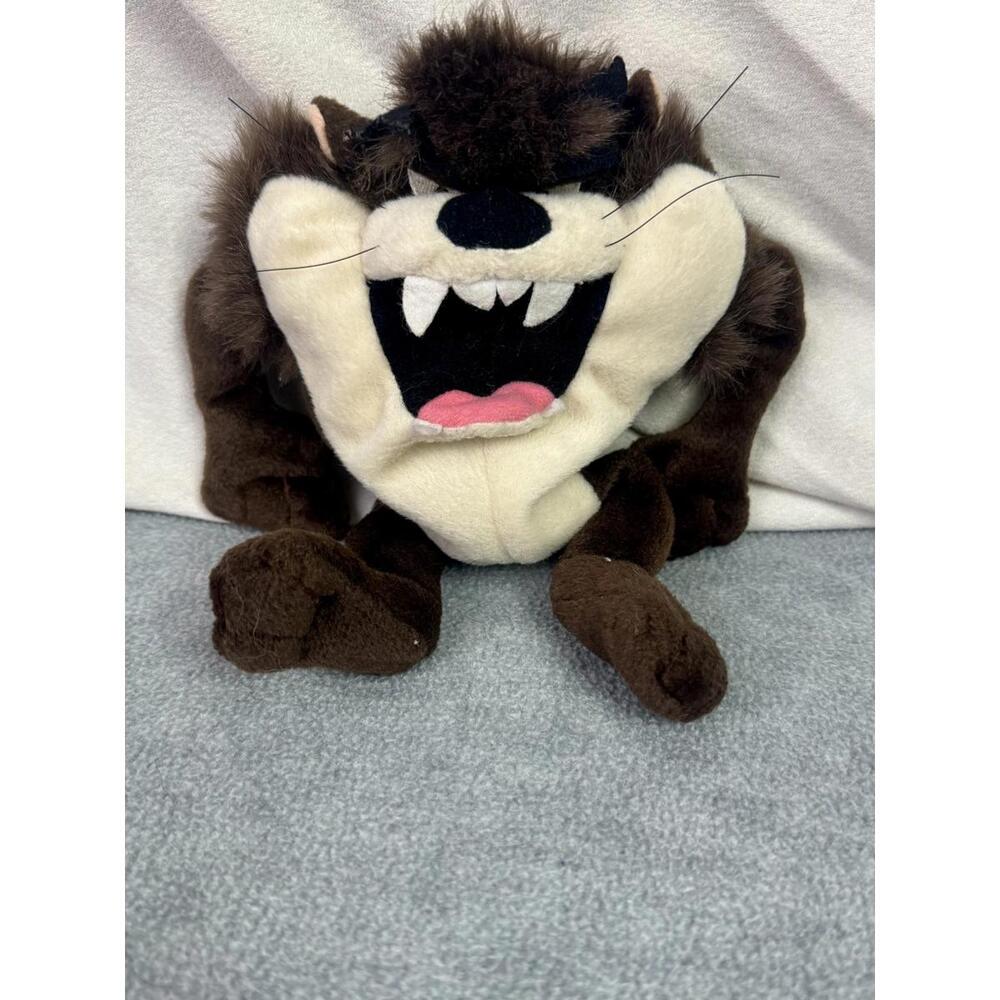 vintage taz plush‎ 8 inch tasmanian devil 90s nostalgia looney tunes